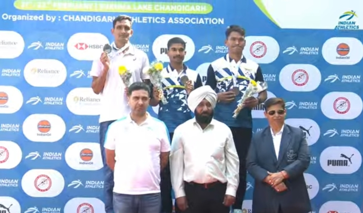 भीम अवार्डी संदीप कुमार महेंद्रगढ ने चंडीगढ़ को किया फतेह और जीती चांदी।