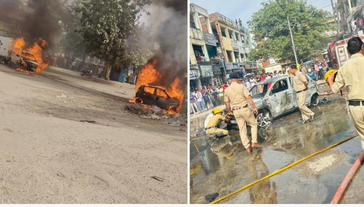 बद्दी के बसंती बाग में ट्रांसफार्मर ब्लास्ट, दो गाडिय़ां जलीं
