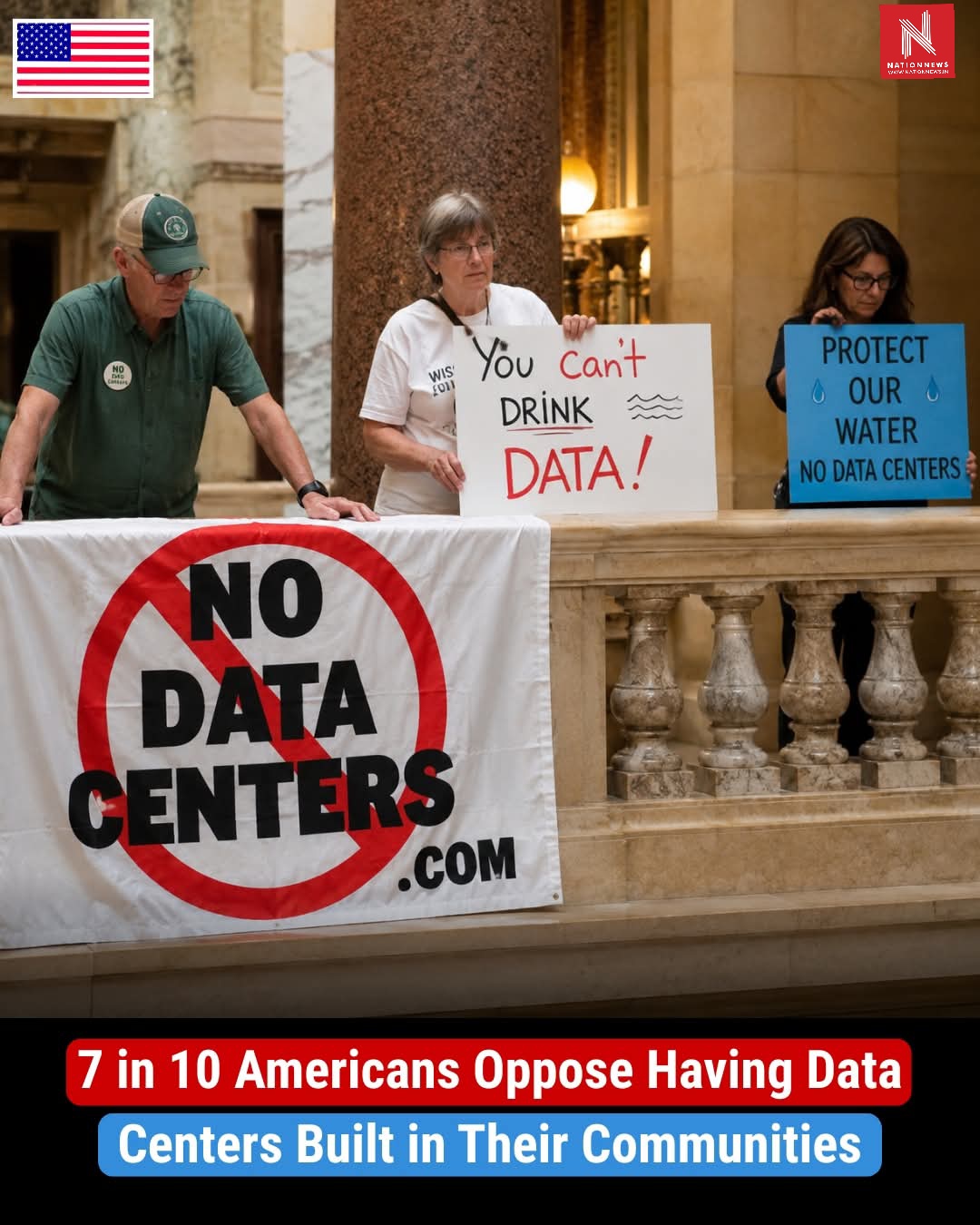 AI Revolution Faces Public Backlash! 70% Americans Say “NO” To AI Data Centers Near Their Homes